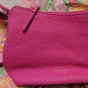 Hot Pink Kate Spade Leather Bag